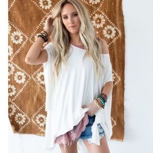 Three Bird Nest Ivory Wren Tunic NWT